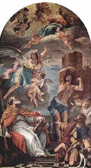 Sebastiano Ricci Maria in Gloria mit Erzengel Gabriel und